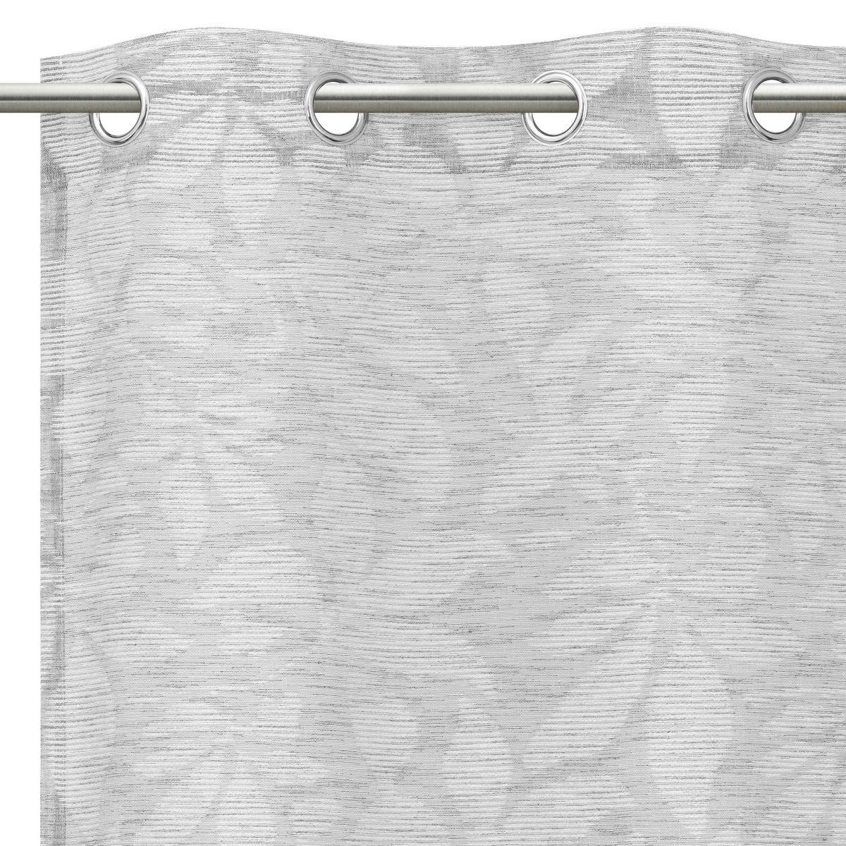 ÖSENSCHAL ARK halbtransparent 135/245 cm   - Silberfarben, Natur, Textil (135/245cm) - Esposa