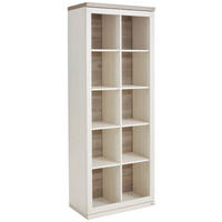 POLC 80/209/43 cm szürke, fehér  - fehér/szürke, Modern, faalapú anyag (80/209/43cm) - Hom`in