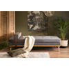 CHAISELONGUE Samt Grau  - Naturfarben/Grau, MODERN, Holz/Textil (180/42/75cm) - Livetastic