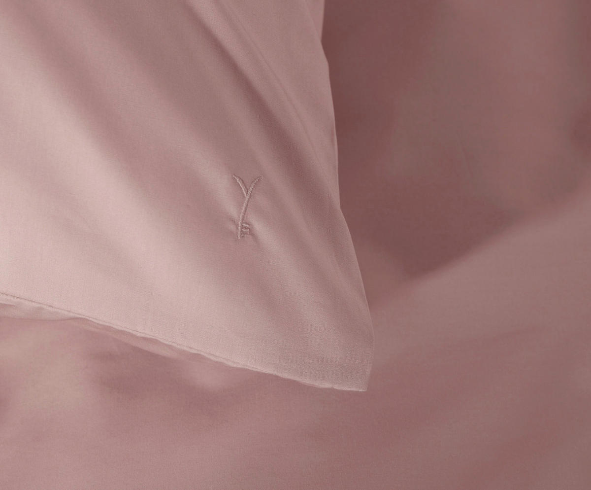 BETTWÄSCHE 2-teilig Suite-Mumbai Perkal 135/200 cm  - Rosa, Basics, Textil (135/200cm)