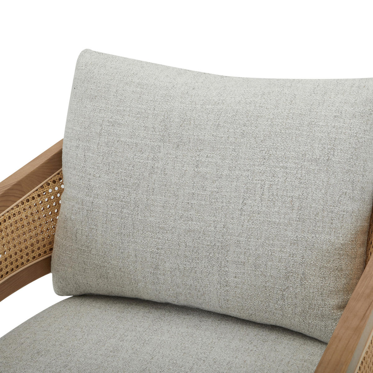FOTEL - világosszürke, Lifestyle, textil/fa (71/73/80cm) - Livetastic