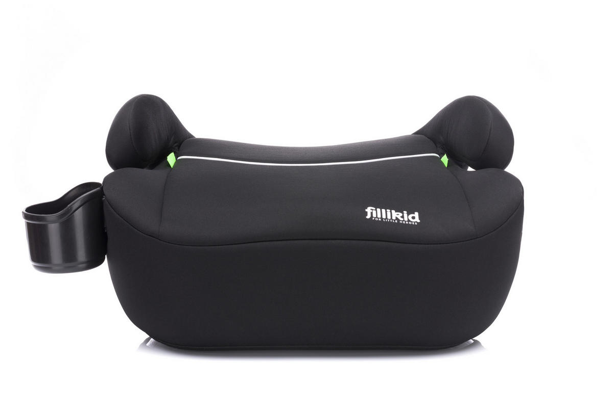 AUTOSITZERHÖHUNG Flip Auto Schwarz   - Schwarz, Basics, Kunststoff/Textil (41/41/21,5cm) - Fillikid