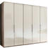 FALTTÜRENSCHRANK 5-türig Creme, Trüffeleichefarben - Trüffeleichefarben/Creme, KONVENTIONELL, Glas/Holzwerkstoff (250/216/58cm) - Venda FALTTÜRENSCHRANK 5-türig Creme, Trüffeleichefarben - Trüffeleichefarben/Creme, KONVENTIONELL, Glas/Holzwerkstoff (250/216/58cm) - Venda