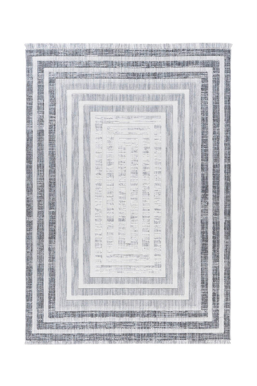 TEPPICH 80/150 cm Sarai 125 Grau Grau  - Grau, KONVENTIONELL, Textil (80/150cm)