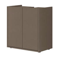 WASCHBECKENUNTERSCHRANK 60/62/35 cm  - Schwarz/Cappuccino, Trend, Holzwerkstoff/Kunststoff (60/62/35cm) - MID.YOU