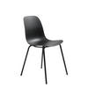 STUHL  in Kunststoff matt  - Schwarz, Design, Kunststoff/Metall (50/84/50cm) - Boxxx