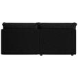 ECKSOFA Anthrazit Cord Zierkissen, Rückenkissen, Schlaffunktion, Rücken echt  - Anthrazit/Schwarz, MODERN, Kunststoff/Textil (153/200cm) - Xora