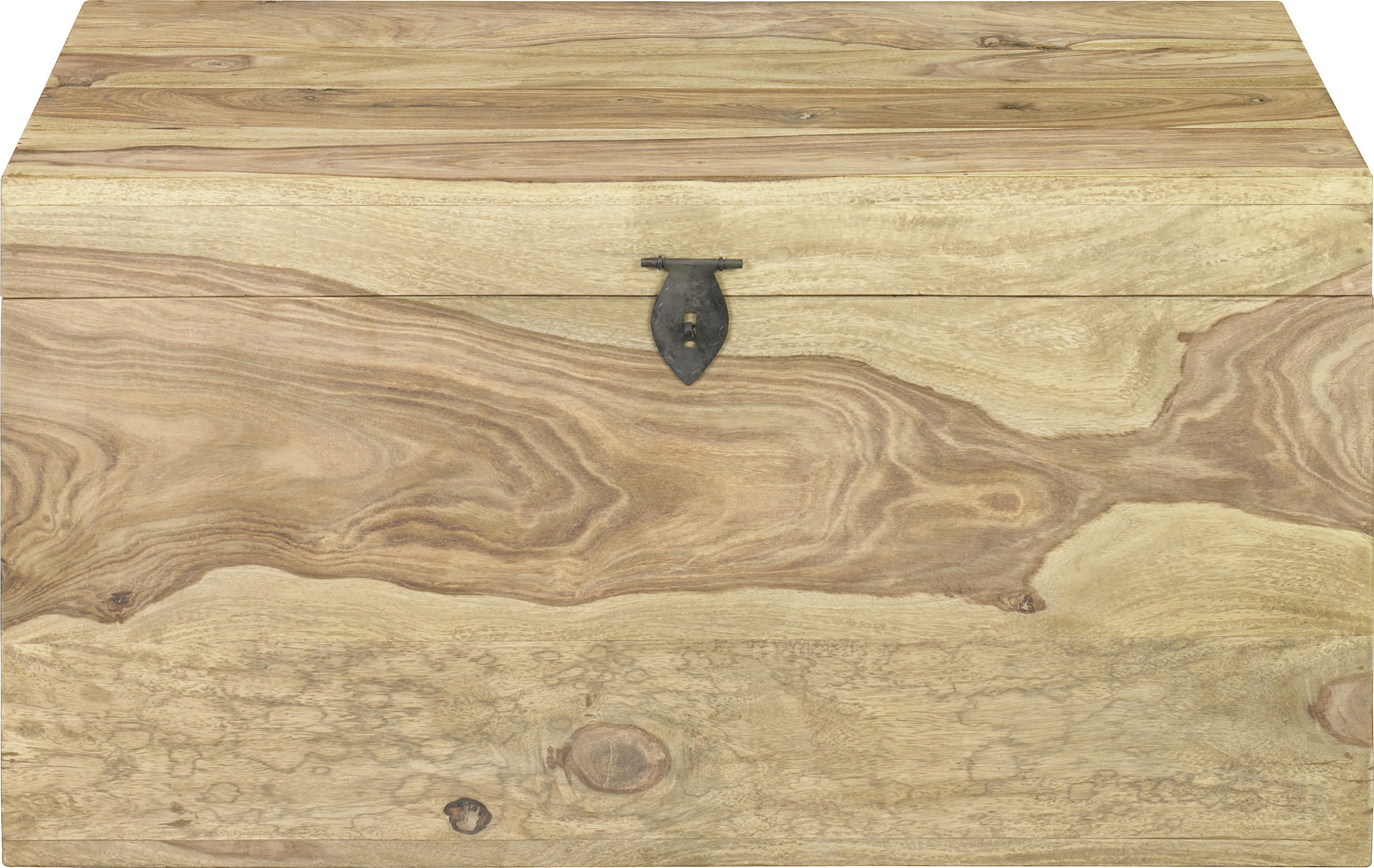 TRUHE Holz Sheesham massiv - Naturfarben, LIFESTYLE, Holz (85/45/45cm) - Landscape