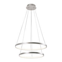 VISEČA LED-SVETILKA  Helike 41 W/5330 lm/3000 K/230 V/ - srebrne barve, Trend, kovina/umetna masa (50/50/120cm)
