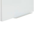 AUFSATZSCHRANK 91/40/40,5 cm - Weiß Hochglanz/Alufarben, Design, Holzwerkstoff/Metall (91/40/40,5cm) - Voleo