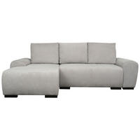 SEDACIA SÚPRAVA, textil, svetlosivá - čierna/svetlosivá, Modern, textil/plast (244/86/152cm) - Carryhome