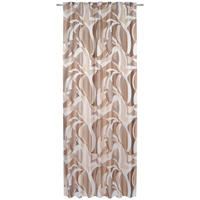 HOTOVÝ ZÁVĚS, neprůsvitné, 140/245 cm - hnědá/šedohnědá, Trend, textil (140/245cm) - Esposa