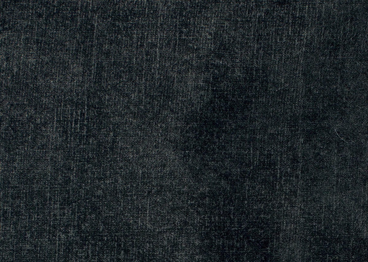 2,5-SITZER in Velours Anthrazit  - Anthrazit/Schwarz, Design, Kunststoff/Textil (240/70/125cm) - Xora