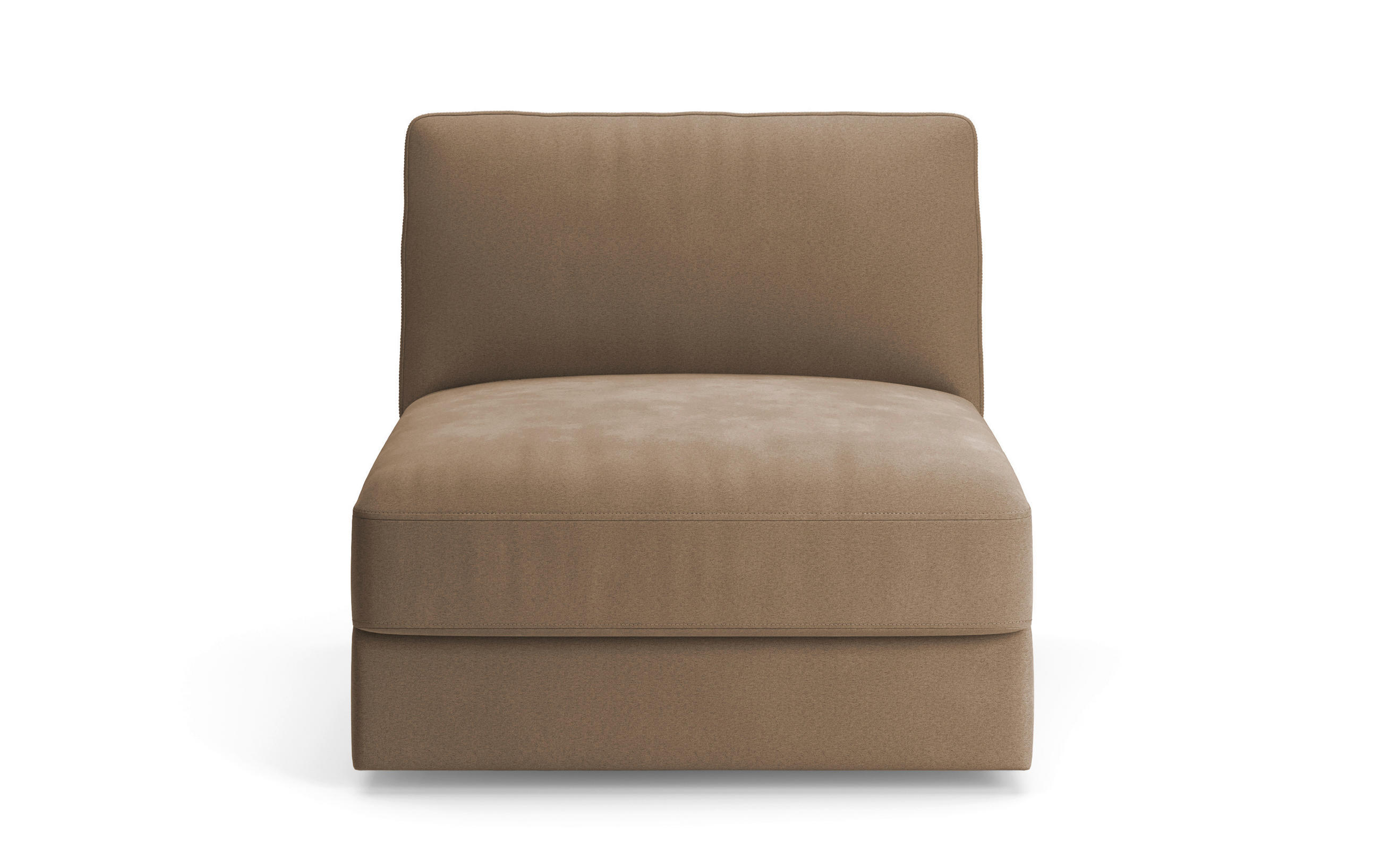 SOFAELEMENT FABIO E Mikrofaser Braun  - Schwarz/Braun, MODERN, Kunststoff/Textil (95/87/108cm) - Sit & More