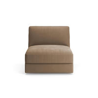 SOFAELEMENT FABIO E Mikrofaser Braun  - Schwarz/Braun, MODERN, Kunststoff/Textil (95/87/108cm) - Sit & More
