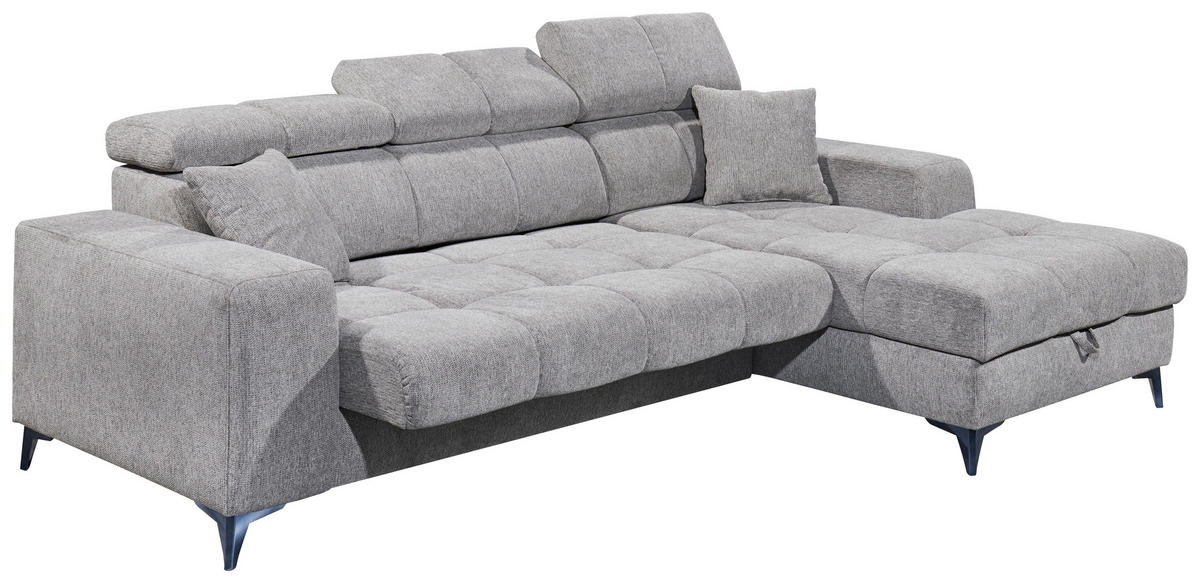 KUTNA GARNITURA tekstil  taupe   - crna/taupe, Konvencionalno, tekstil/plastika (268/172cm) - MID.YOU