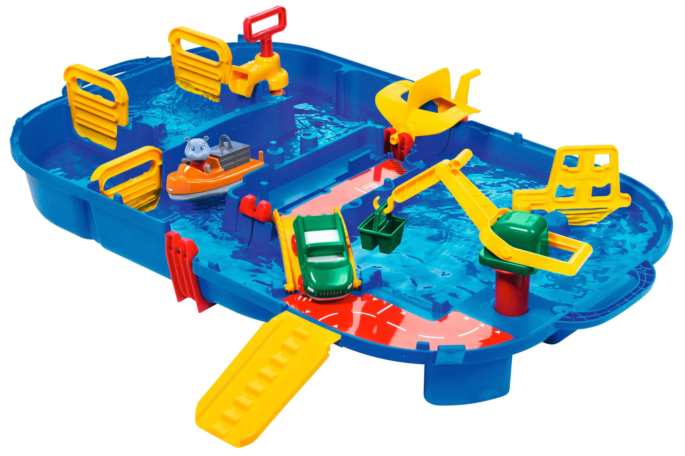 AQUAPLAY KOFFER Aquaplay  - Blau/Gelb, Basics, Kunststoff (18/49/42cm) - Simba