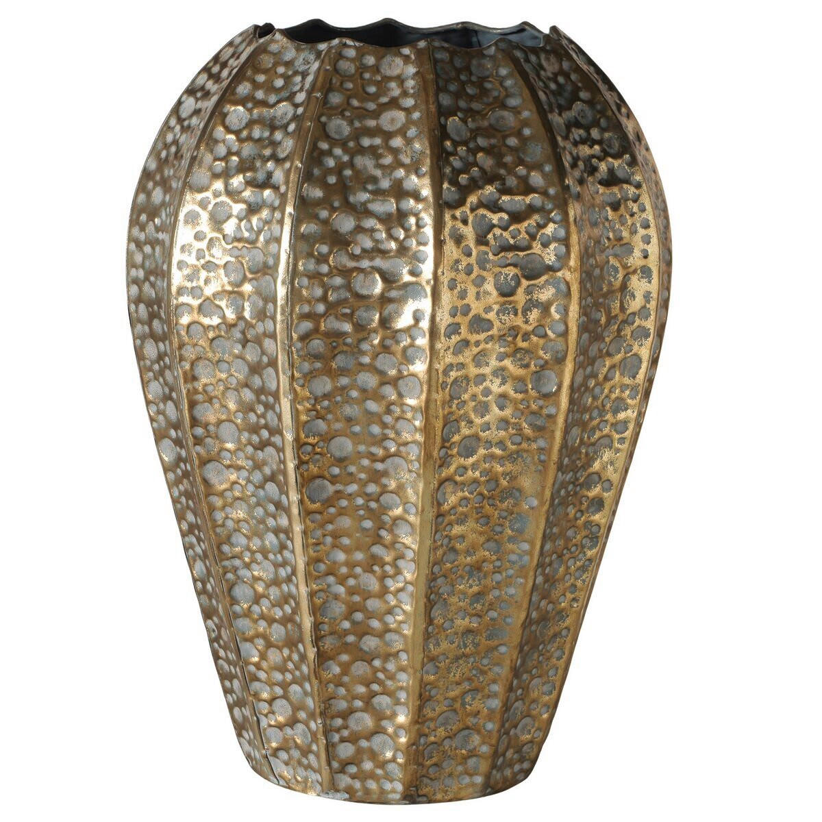 PODLAHOVÁ VÁZA, kov,  - zlatá, Basics, kov (32/32/51cm)