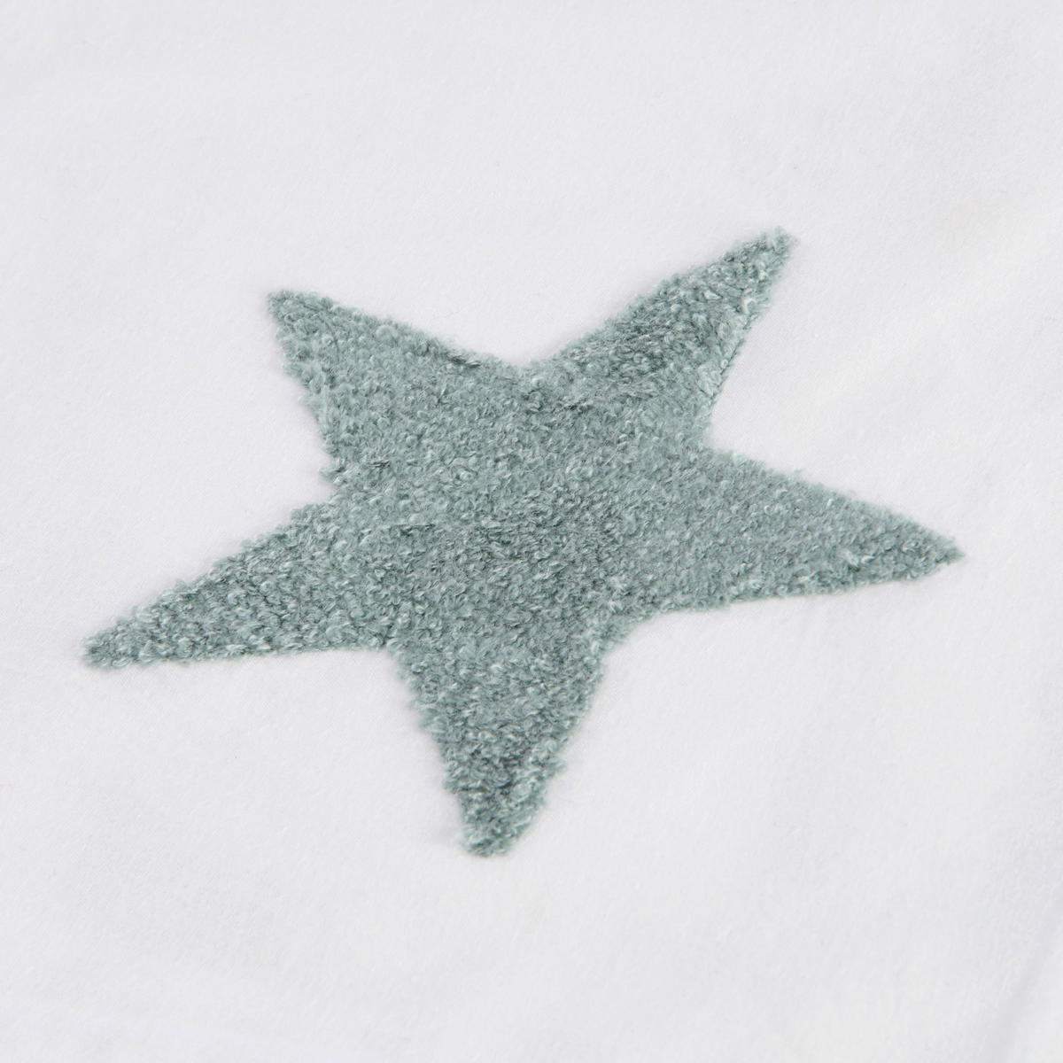 BABYBETTWÄSCHESET 100/135 cm  - Weiss/Grau, Basics, Textil (100/135cm) - Patinio