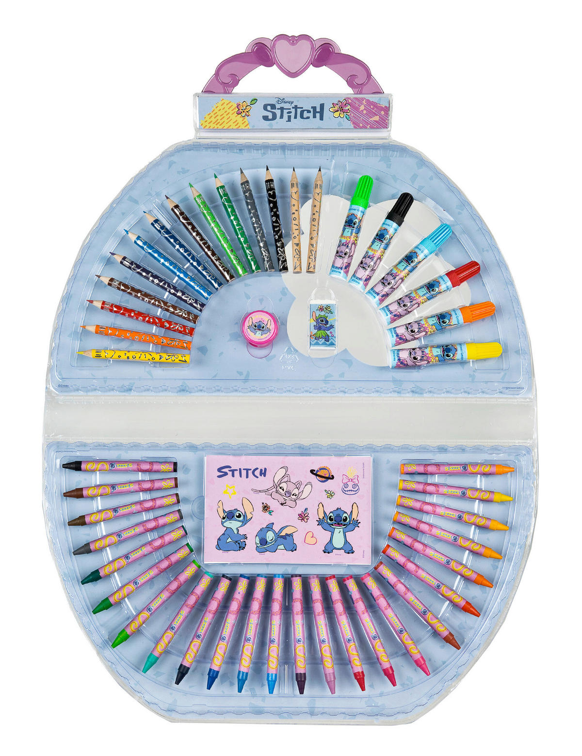 MALSET - Blau/Gelb, Basics, Papier/Kunststoff (38/3,5/21,3cm) - Disney