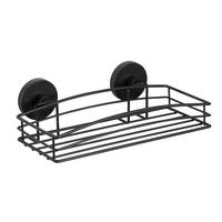 DUSCHREGAL - Schwarz, Basics, Metall (26/6,5/14cm) - Wenko