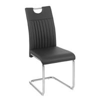 HOUPACÍ ŽIDLE, černá, barvy chromu - černá/barvy chromu, Design, kov/textil (43/96/58,5cm) - Carryhome