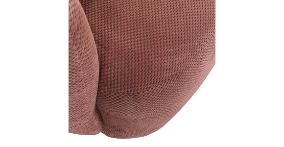BIGSOFA in Flachgewebe Rostfarben - Rostfarben/Schwarz, KONVENTIONELL, Kunststoff/Textil (228/73/103cm) - Ambia Home