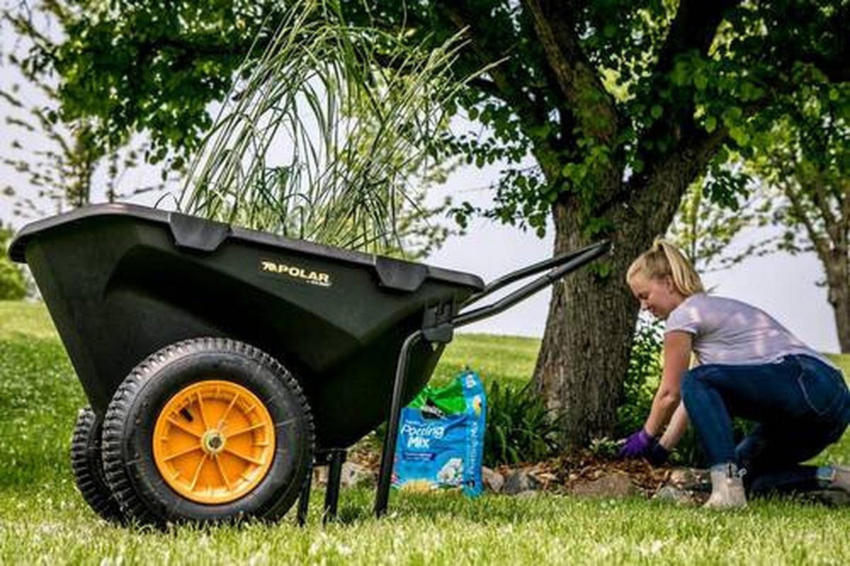 GARTENKARRE - Schwarz, Basics, Kunststoff (71/74/127cm)