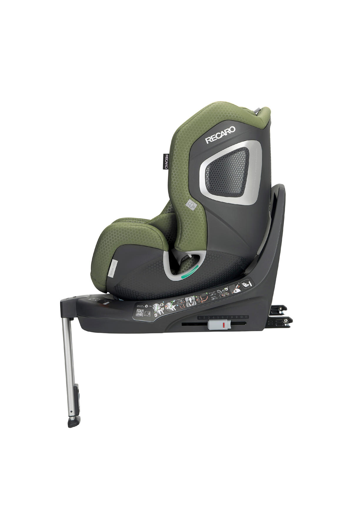 REBOARDER-KINDERSITZ Xenon 1 Kid  - Dunkelgrün, Basics, Kunststoff/Textil (44/58-77/58,5cm) - RECARO