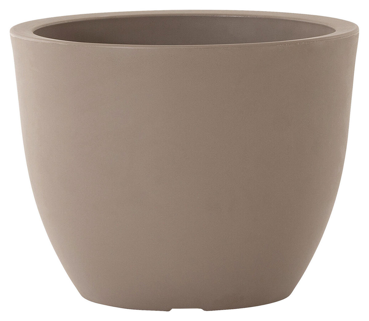 PFLANZENTOPF   - Taupe, Basics, Kunststoff (40/30,7cm) - Siena Garden