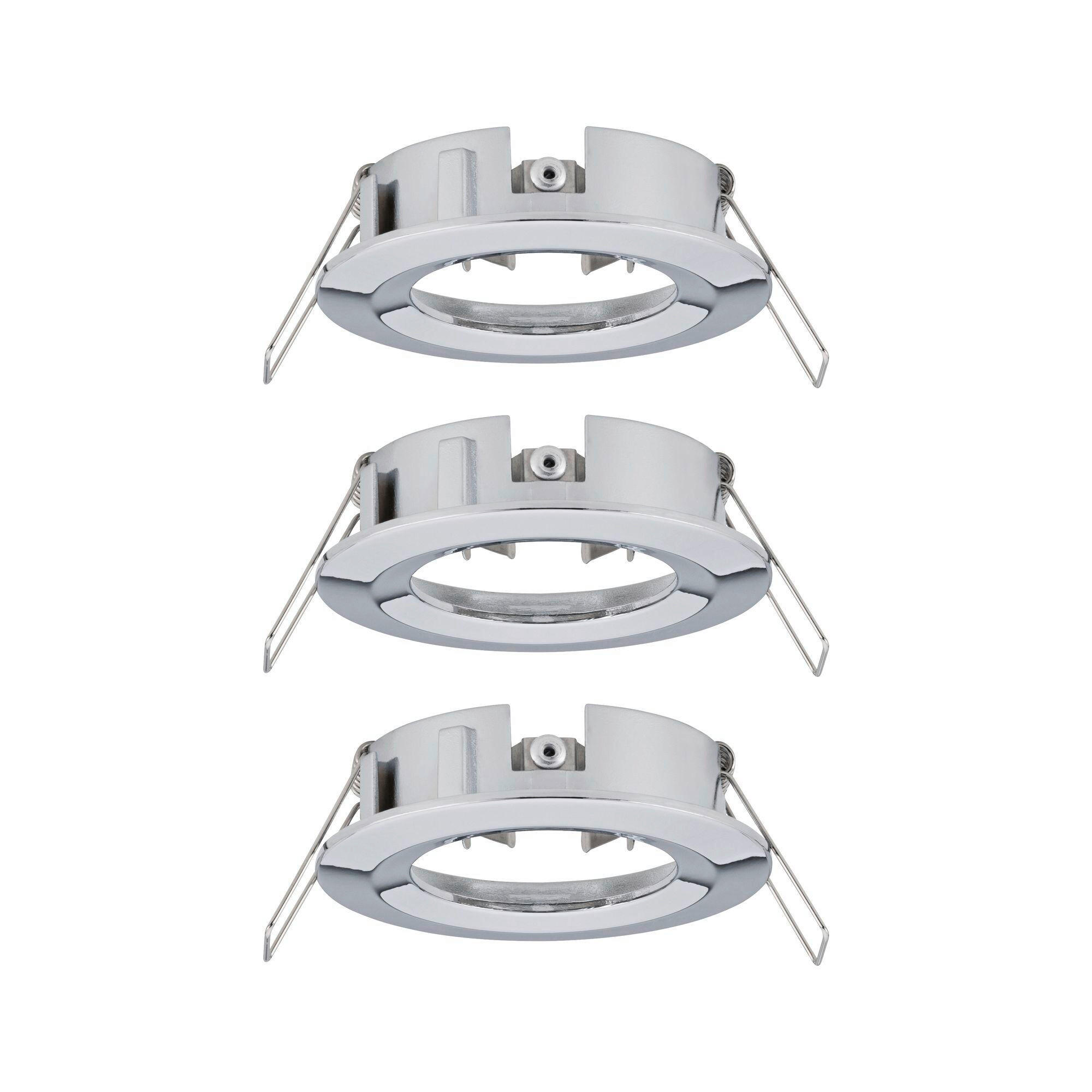 DECKENLEUCHTE 8,4 cm  - Chromfarben/Alufarben, Basics, Metall (8,4cm) - Paulmann