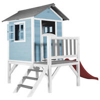 SPIELHAUS 240/189/167 cm  - Blau/Weiss, Konventionell, Holz/Kunststoff (240/189/167cm)