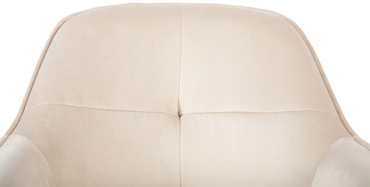 DREHSTUHL Samt Schwarz, Beige  - Beige/Schwarz, MODERN, Kunststoff/Textil (58/82/90/62cm) - MID.YOU