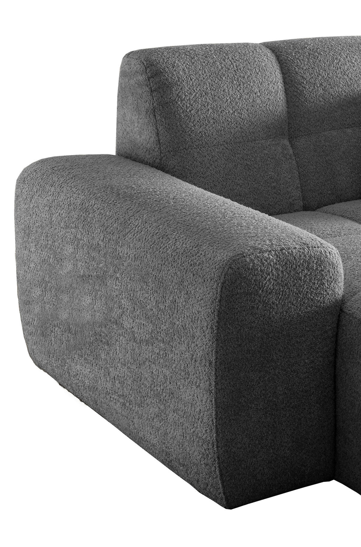 XXL-SESSEL - Anthrazit/Schwarz, MODERN, Kunststoff/Textil (181/87/155cm) - Livetastic