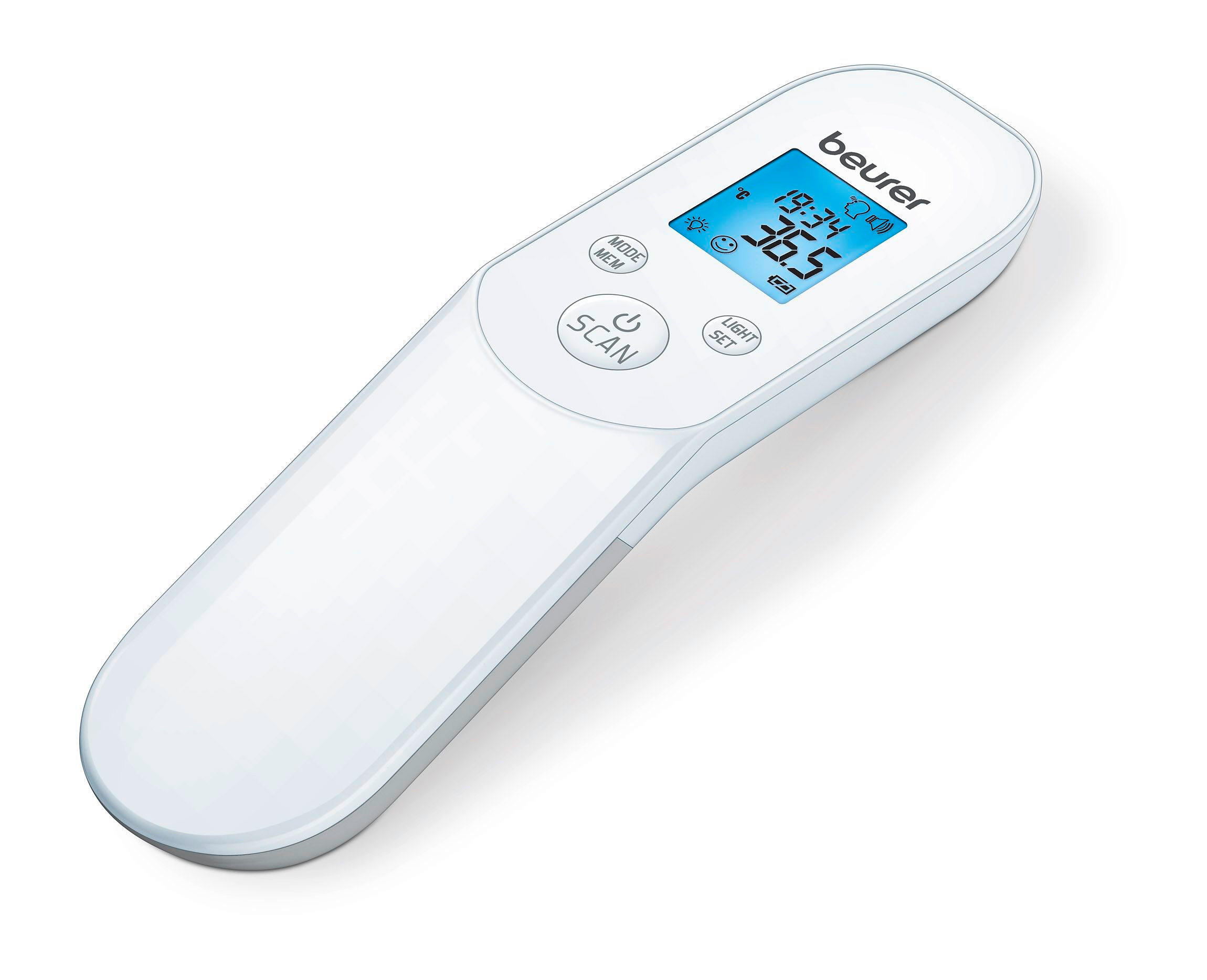 STIRNTHERMOMETER  - Weiss, Basics (11/19,2/5,2cm) - Beurer