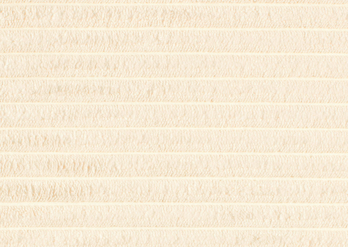 HOCKER in Textil Creme  - Creme/Schwarz, Konventionell, Textil/Metall (99/46/77cm) - Carryhome