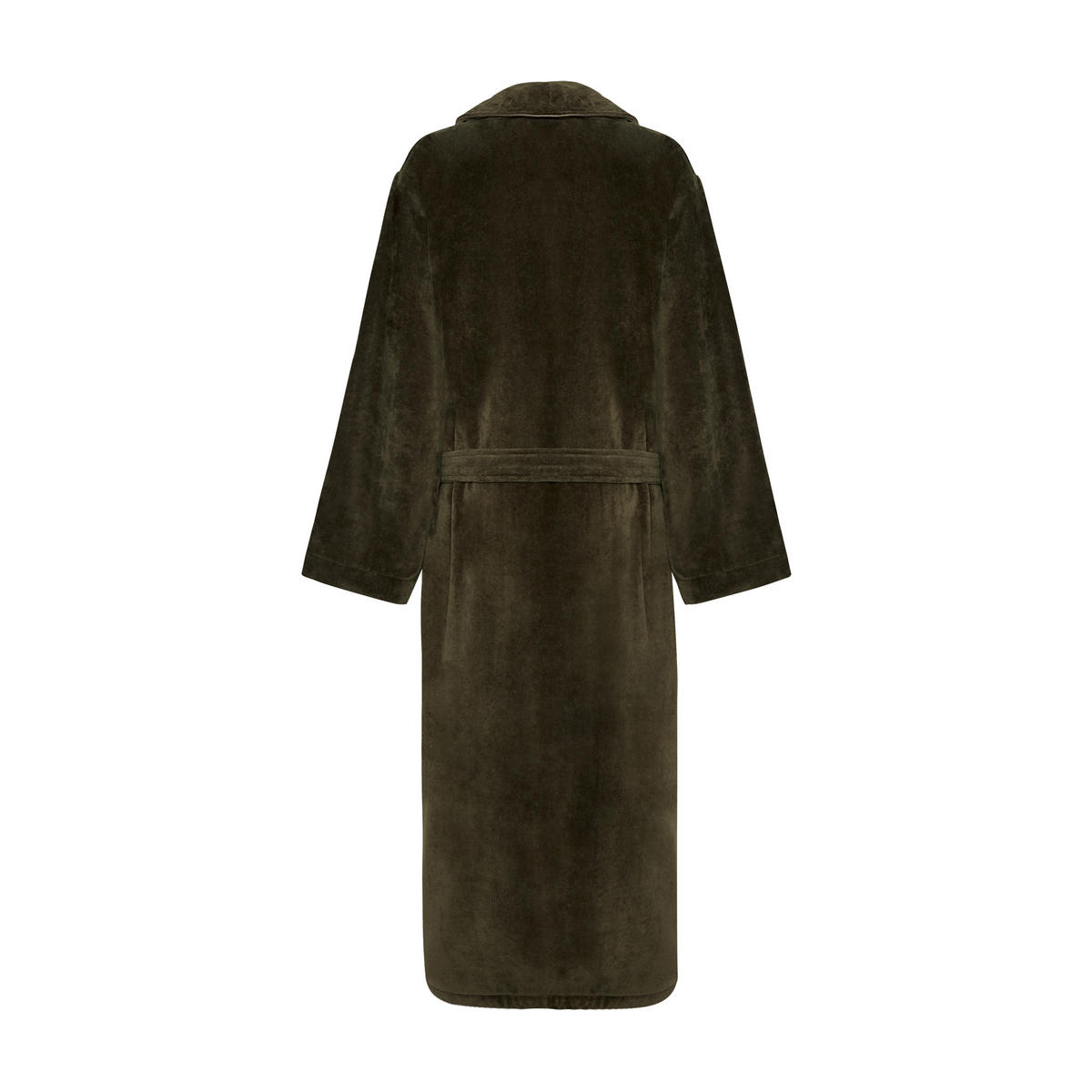 BADEMANTEL S Unisex  - Olivgrün, Basics, Textil (Snull) - Moeve