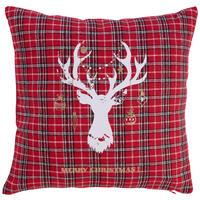 ZIERKISSEN  45/45 cm   - Rot, Basics, Textil (45/45cm) - X-Mas
