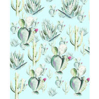 NON WOVEN-TAPET 200/250 cm  - grön/blå, Basics (200/250cm) - Komar