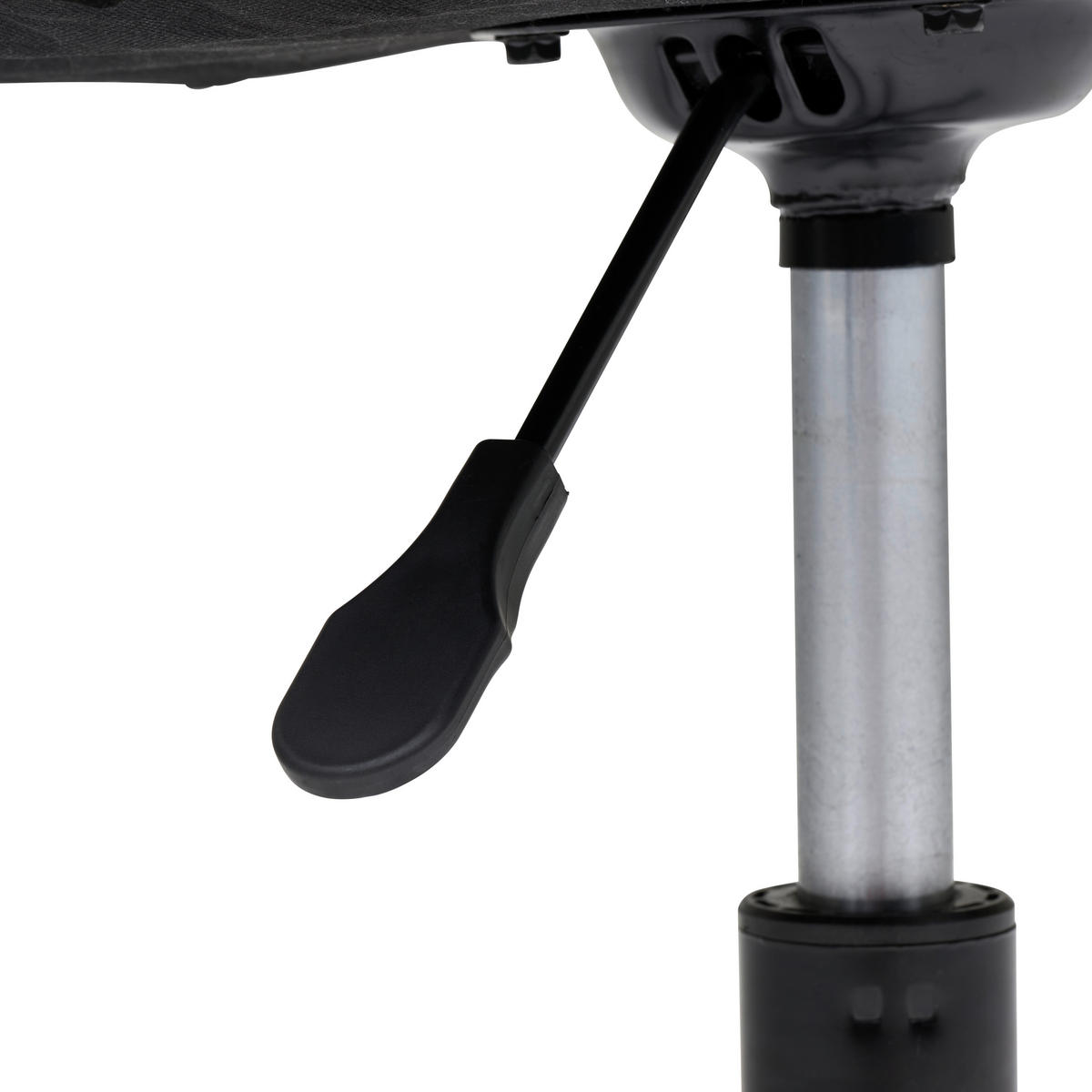 VRTLJIVI STOL kovina, tekstil bela, bež  - črna/bela, Moderno, kovina/umetna masa (62/79/87/61cm) - MID.YOU