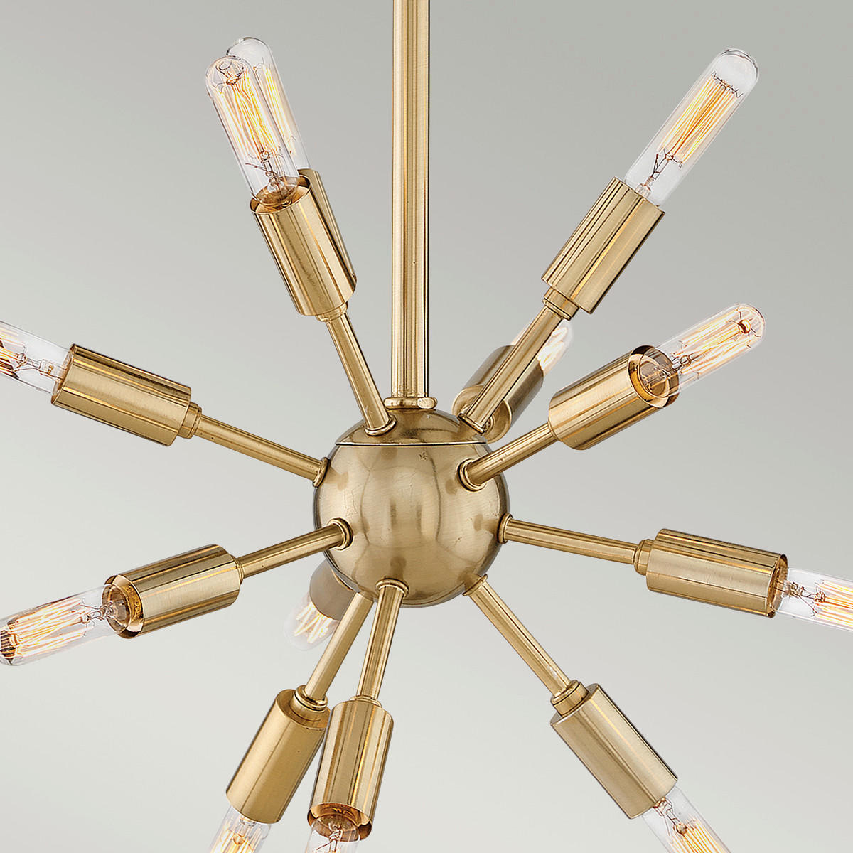HÄNGLAMPA Elstead Aros 51/59.5 cm  - mässingsfärgad/svart, Design, metall (51/59.5cm) - Elstead Lighting
