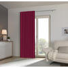 GOTOVA ZAVJESA tamno crvena 140/245 cm   - tamno crvena, Basics, tekstil (140/245cm) - Esposa