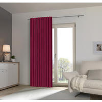 GARDINLÄNGD  - mörkröd, Basics, textil (140/245cm) - Esposa