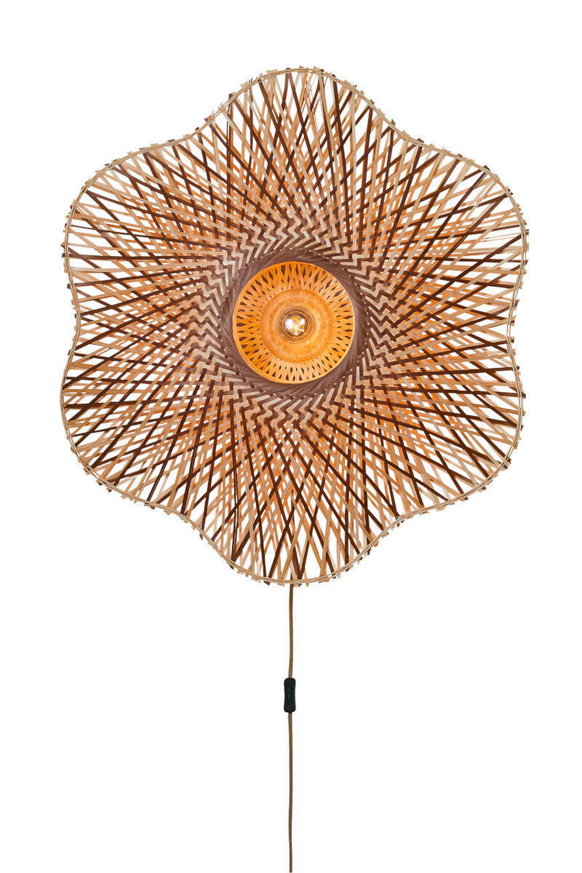 WANDLEUCHTE Good & Mojo 87/20 cm   - Naturfarben, Basics, Naturmaterialien (87/20cm) - Good & Mojo