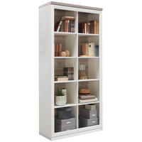 REGAL 100/209/43 cm Grau, Kieferfarben  100/209/43 cm  - Grau/Kieferfarben, LIFESTYLE, Holz/Holzwerkstoff (100/209/43cm) - Hom`in