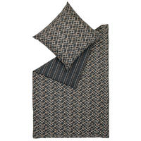 WENDEBETTWÄSCHE E-Dora Satin 155/220 cm  - Creme/Braun, Design, Textil (155/220cm) - Esprit