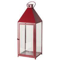 LAMPÁŠ kov - tmavočervená, Basics, kov (36/36/97cm)