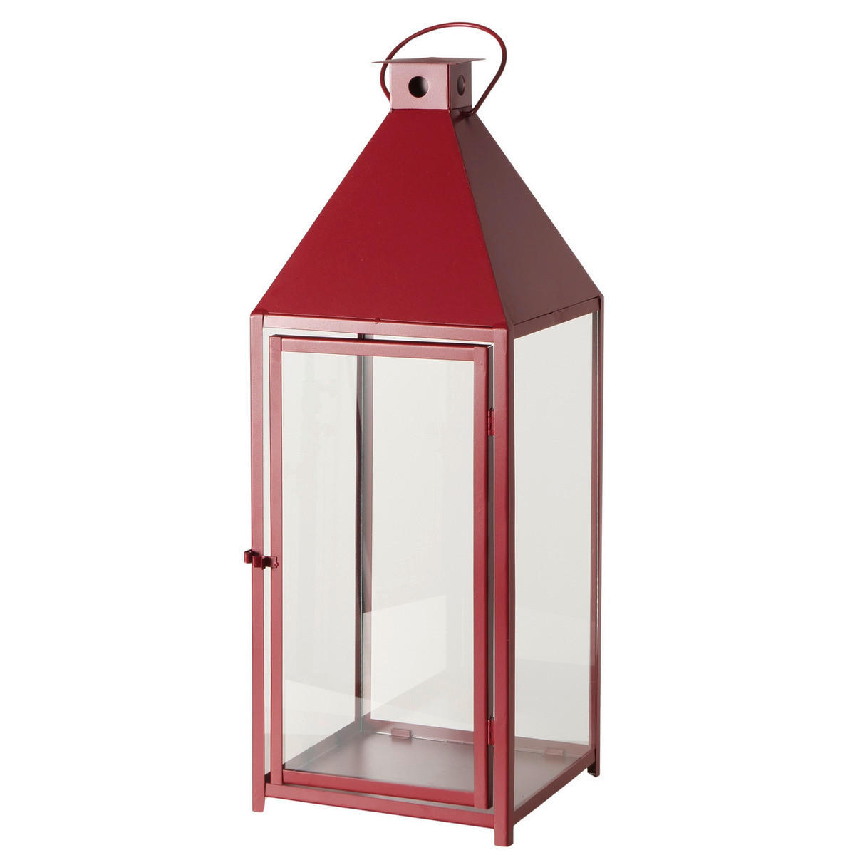 LAMPÁŠ kov - tmavočervená, Basics, kov (36/36/97cm)