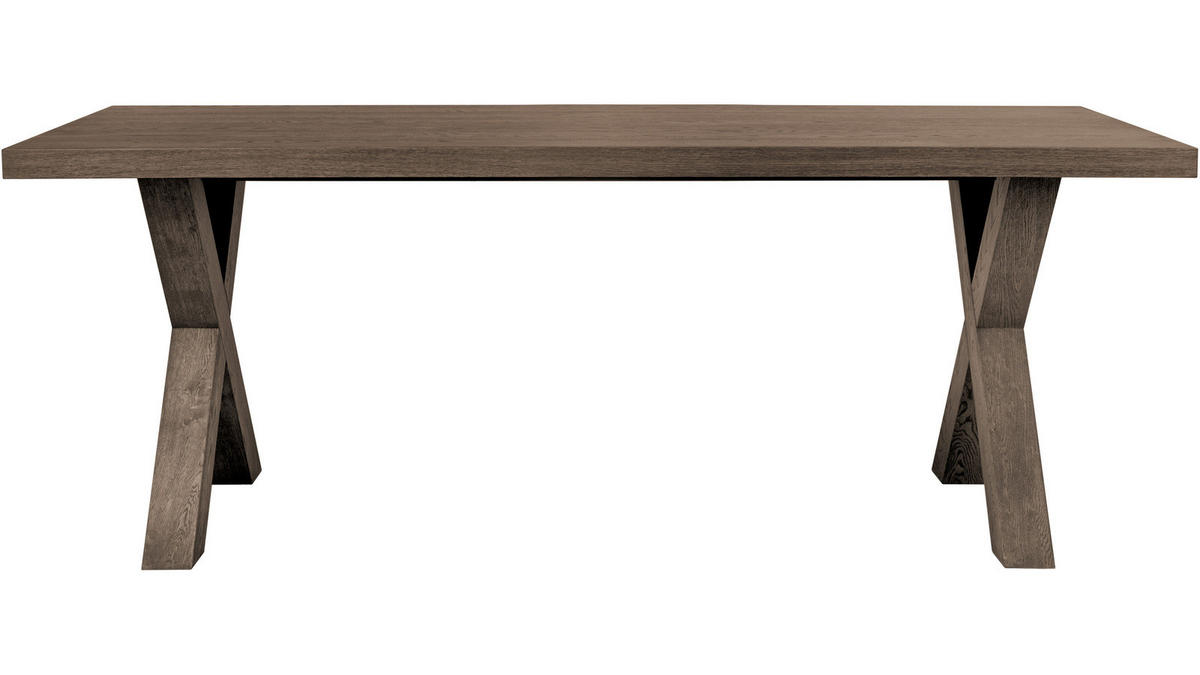 MATBORD i trä 200/100/75 cm   - grå ek, Design, trä (200/100/75cm) - Best Price