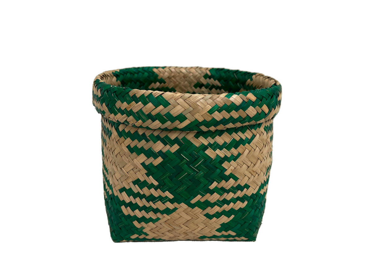 REGALKORB  20/16 cm - Naturfarben/Grün, Trend, Naturmaterialien (20/16cm) - Landscape